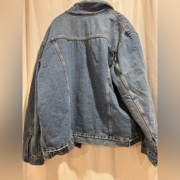 Men’s LEVIS Denim Sherpa Premium Teucker Jacket. Size XL. - Picture 3 of 7